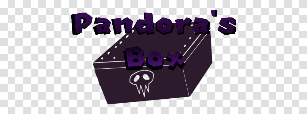 Download Pandora's Box Logo V2 Graphic Design Full Size Fiction, Purple, Text, Outdoors, Rock Transparent Png