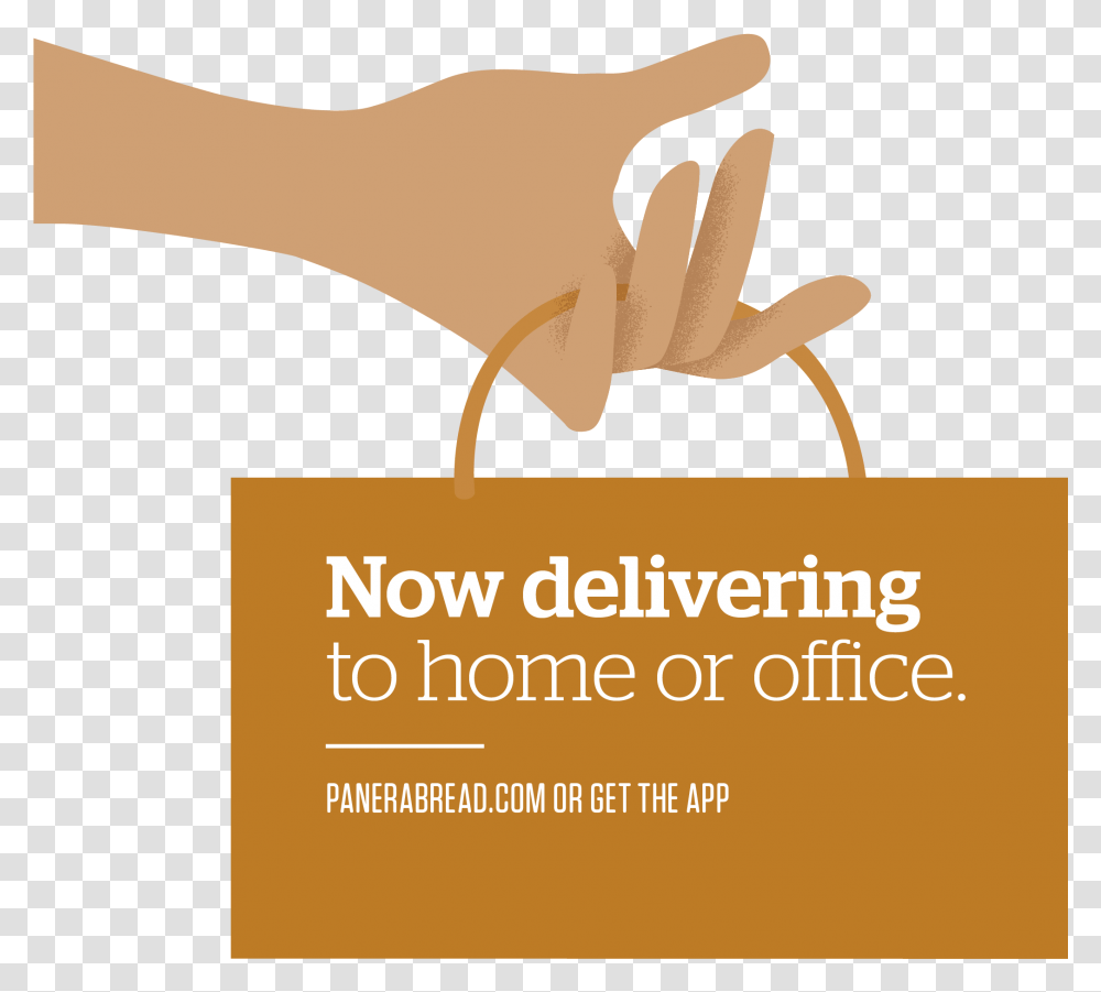 Download Panera Logo Amber, Text, Hand, Paper, Poster Transparent Png