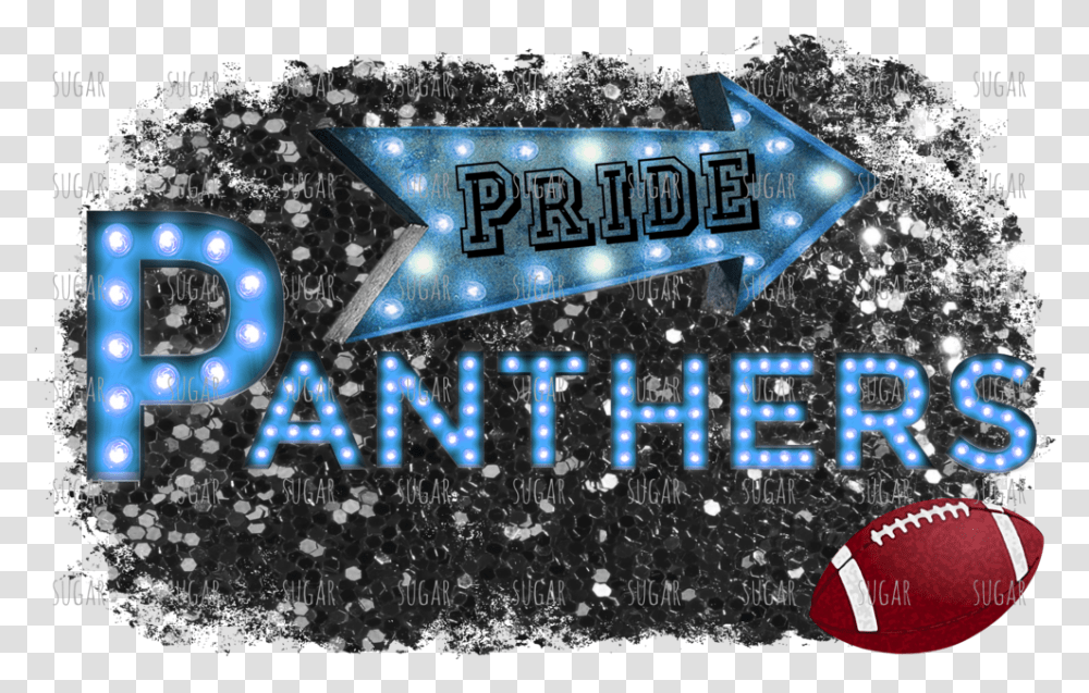 Download Panthers Pride Marquee Moderner Karminroter Roter For American Football, Lighting, Paper, Wristwatch, Confetti Transparent Png