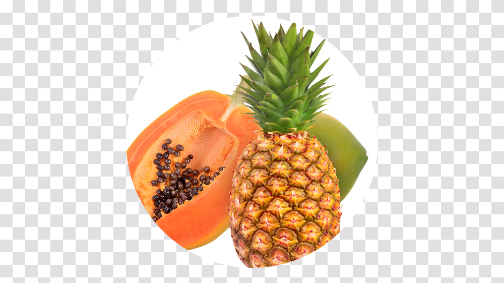 Download Papaya Pineapple Pineapple Full Size Image, Plant, Fruit, Food Transparent Png