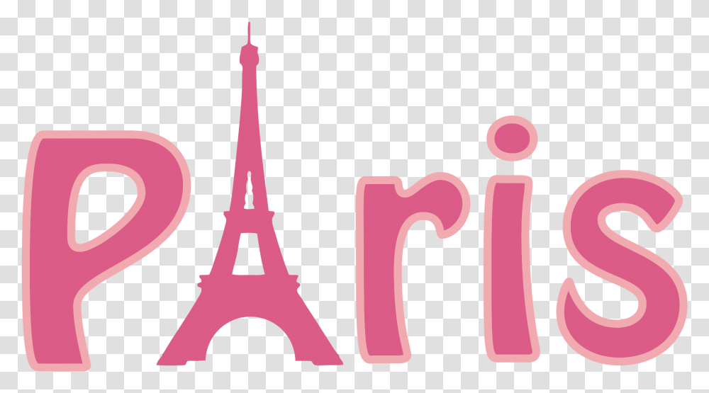 Download Paris Free Eiffel Tower Clipart Paris, Text, Number, Symbol, Alphabet Transparent Png