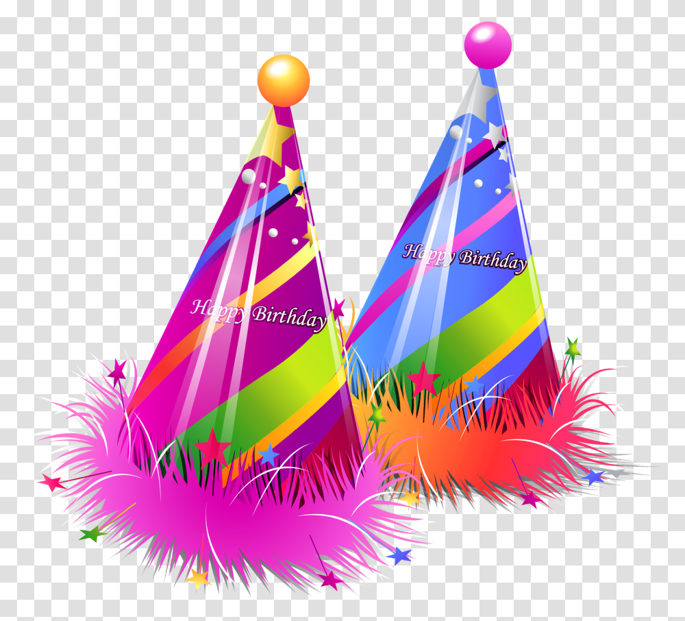 Download Party Hat Happy Birthday Clipart, Clothing, Apparel Transparent Png