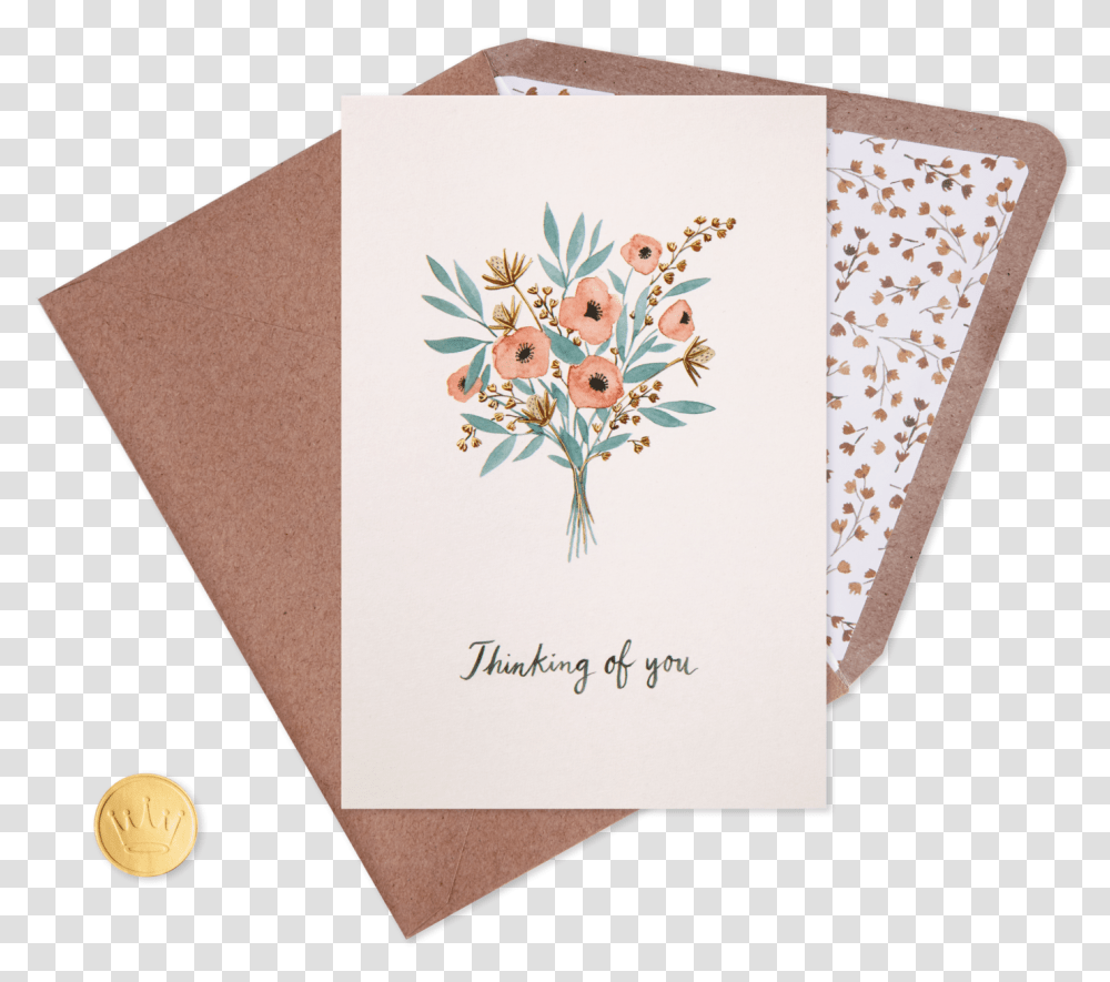 Download Pastel Flower Bouquet Greeting Card, Envelope, Mail, Spider, Invertebrate Transparent Png