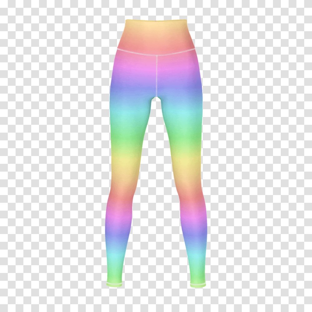 Download Pastel Rainbow Leggings Image With No Leggings, Lighting, Pants, Clothing, Apparel Transparent Png