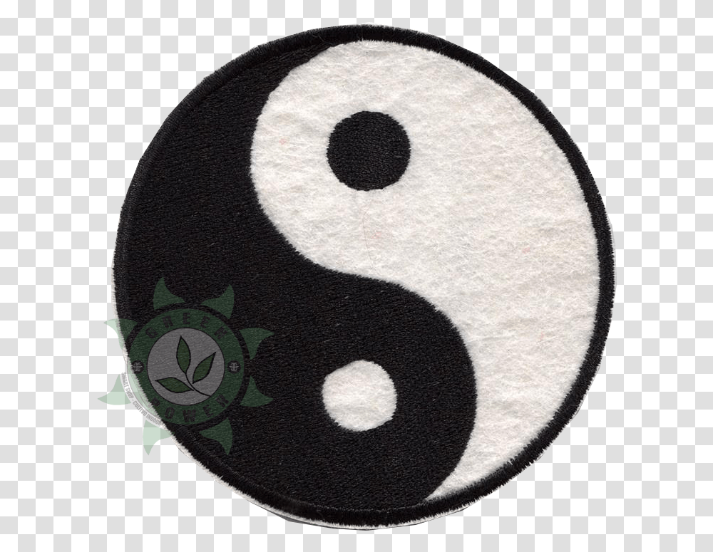 Download Patch Ying Yang Circle Hd Download Uokplrs Circle, Rug, Applique, Alphabet, Text Transparent Png
