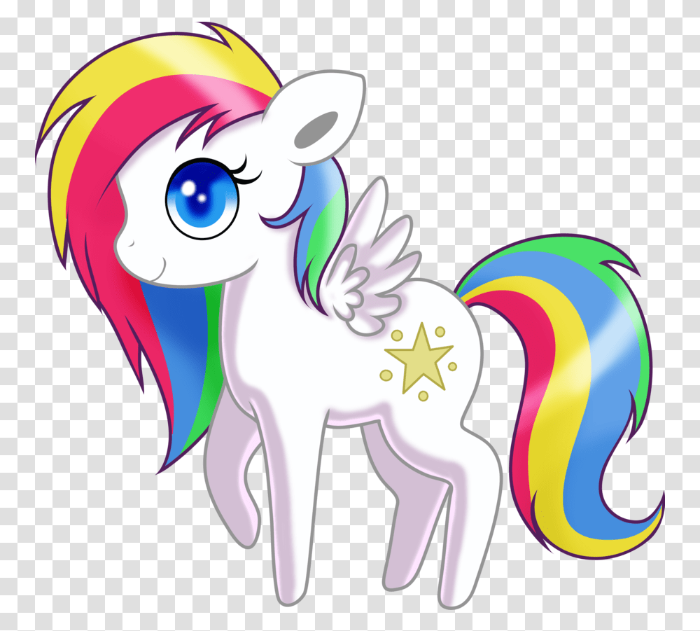 Download Pc Starshine Chibi Pony Image With No Clip Art, Graphics, Symbol, Dragon, Logo Transparent Png