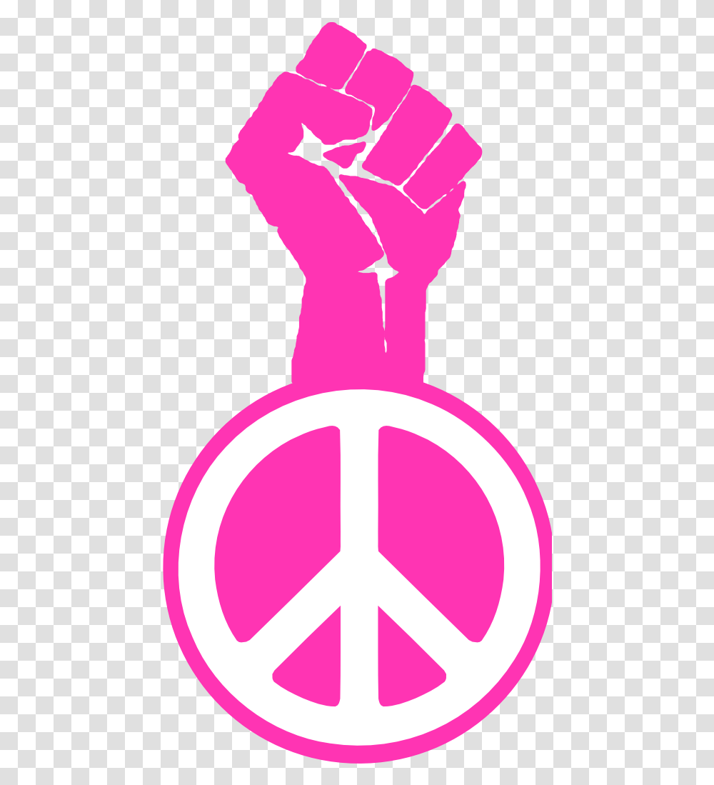 Download Peace Sign Clipart Logo Peace Sign With Fist, Hand, Symbol, Trophy Transparent Png
