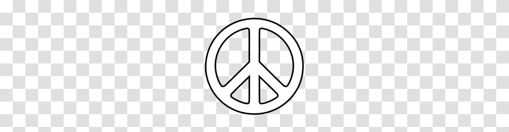 Download Peace Symbol Free Photo Images And Clipart Freepngimg, Stencil, Silhouette, Emblem Transparent Png