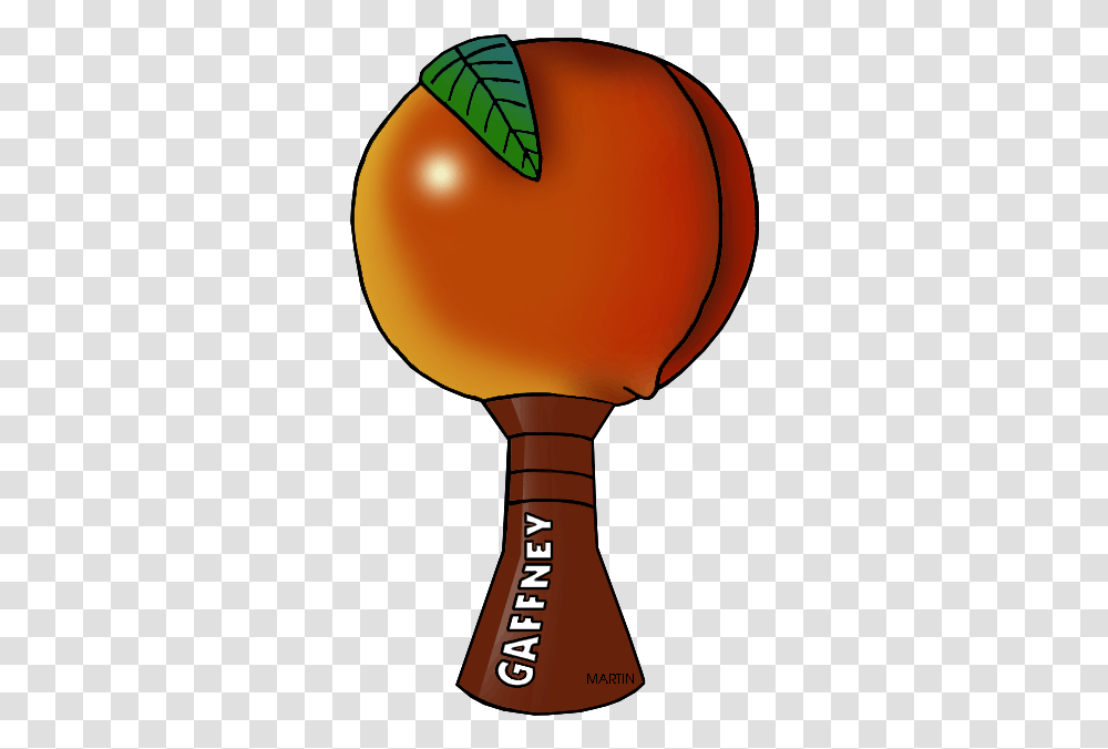 Download Peachoid Water Tower Peachoid Image With No Gaffney Peach Clipart, Balloon, Lamp, Maraca, Musical Instrument Transparent Png
