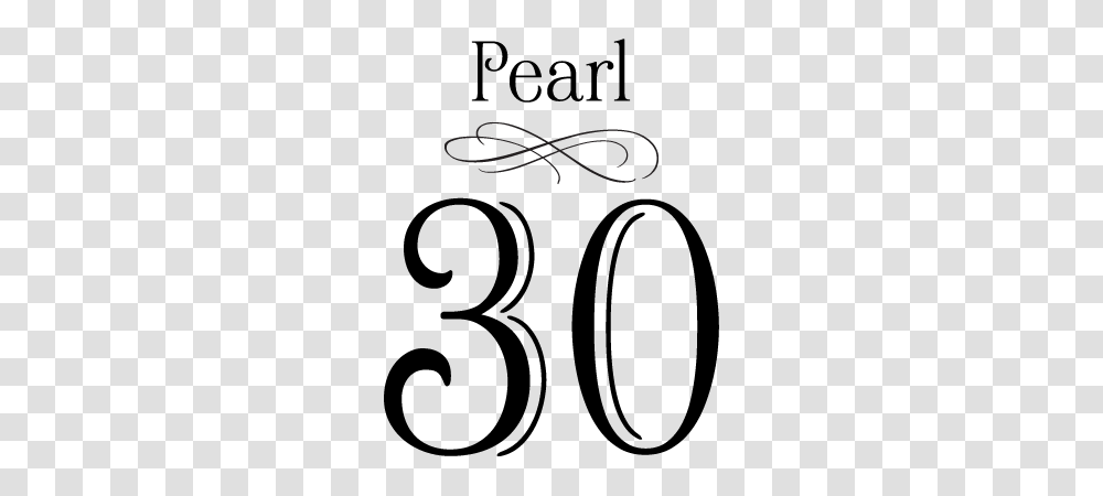 Download Pearl Anniversary Clipart Wedding Anniversary Happy, Label, Sticker, Stencil Transparent Png
