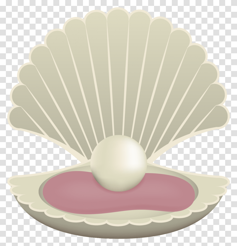 Download Pearl Great Shell Cartoon Drawing Free Pearl Animation, Clam, Seashell, Invertebrate, Sea Life Transparent Png