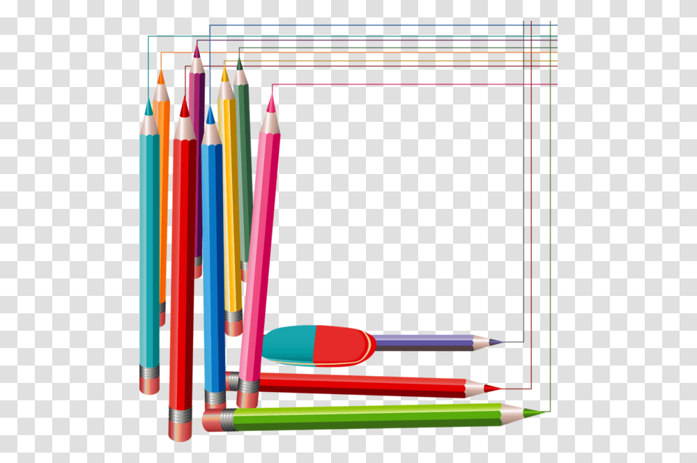 Download Pencil Frame Clipart Pencil Clip Art Pencil Stationery Transparent Png