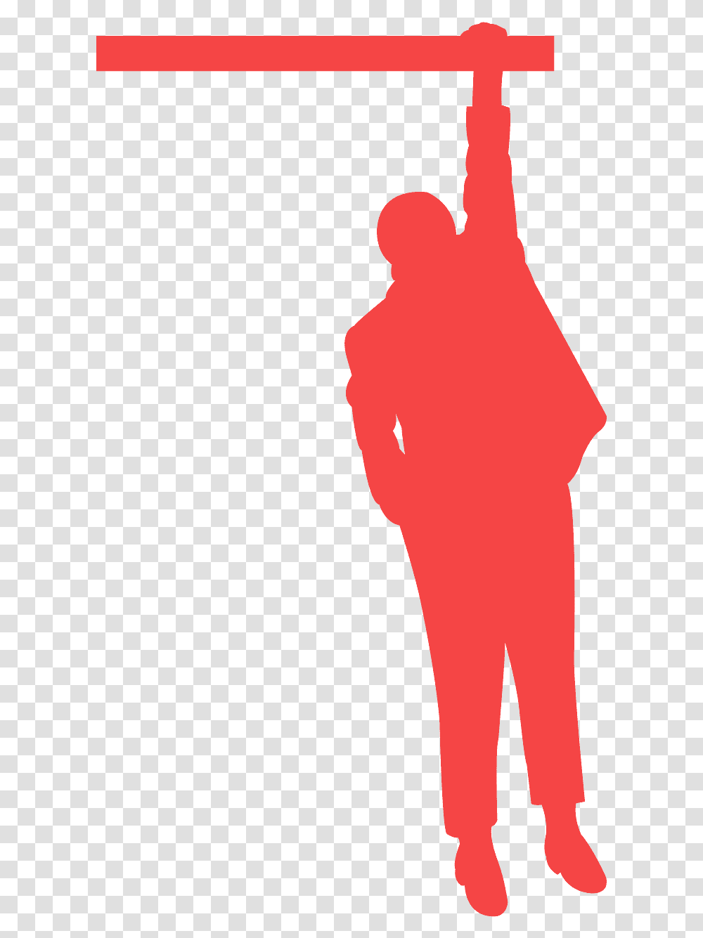 Download People Hanging Silhouette Red Hd Hand, Person, Human, Symbol, Leisure Activities Transparent Png