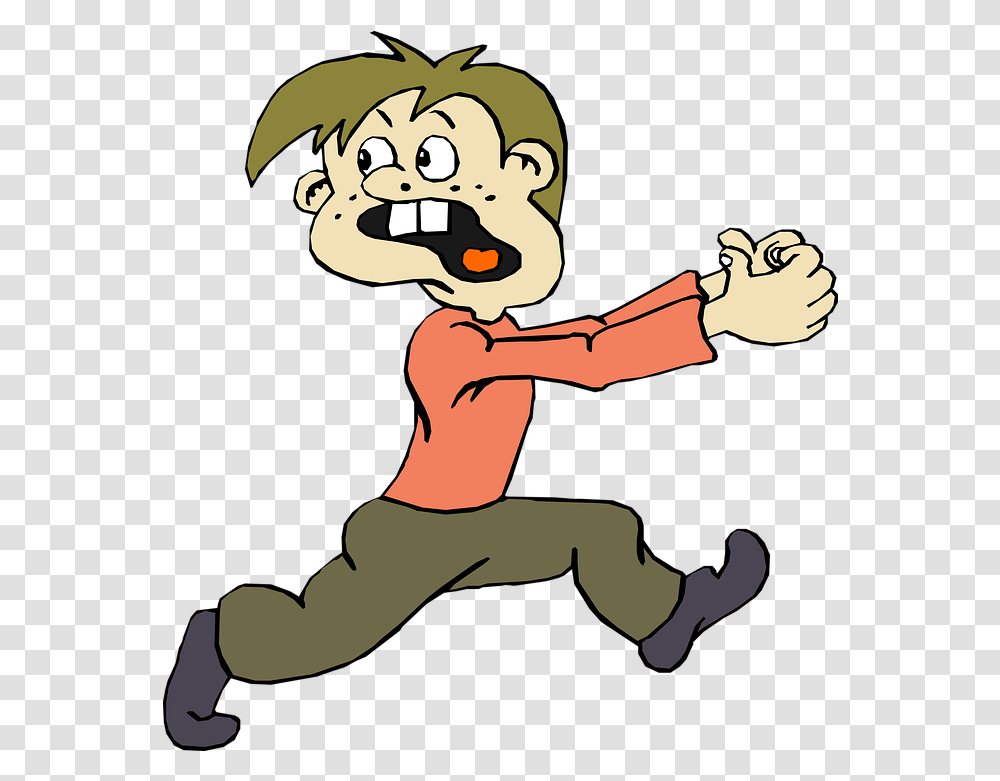 Download People Running Scared People Running Cartoon, Person, Hand, Kneeling, Duel Transparent Png