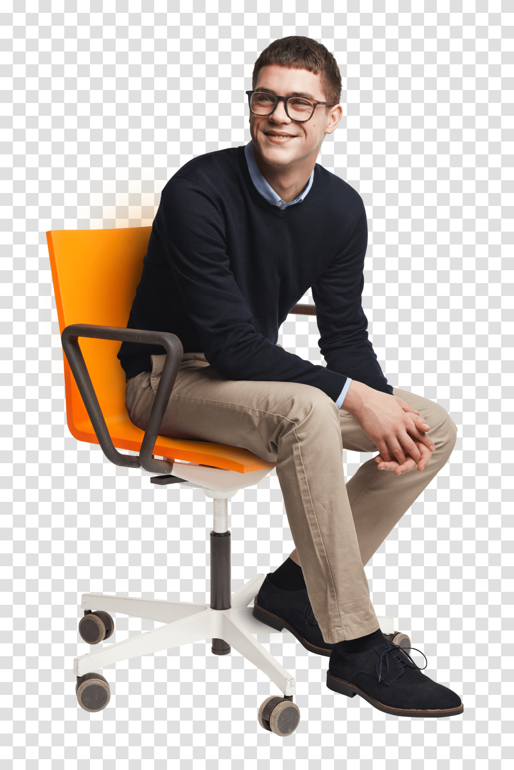 Download People Sitting People Sitting On Chair Transparent Png