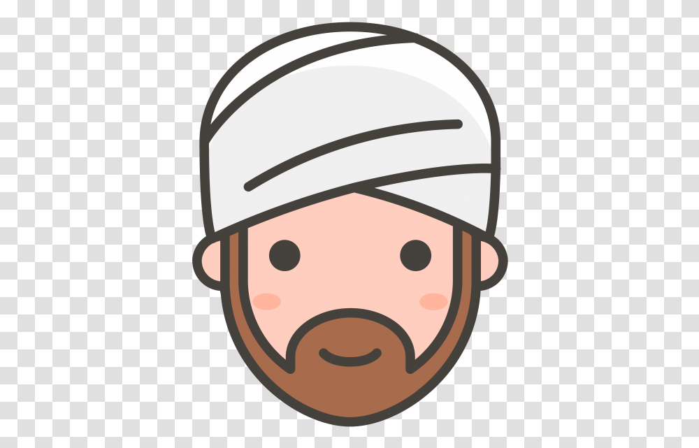 Download Person Wearing Turban Emoji Turbante Icon Clip Art, Label, Seed, Grain, Produce Transparent Png