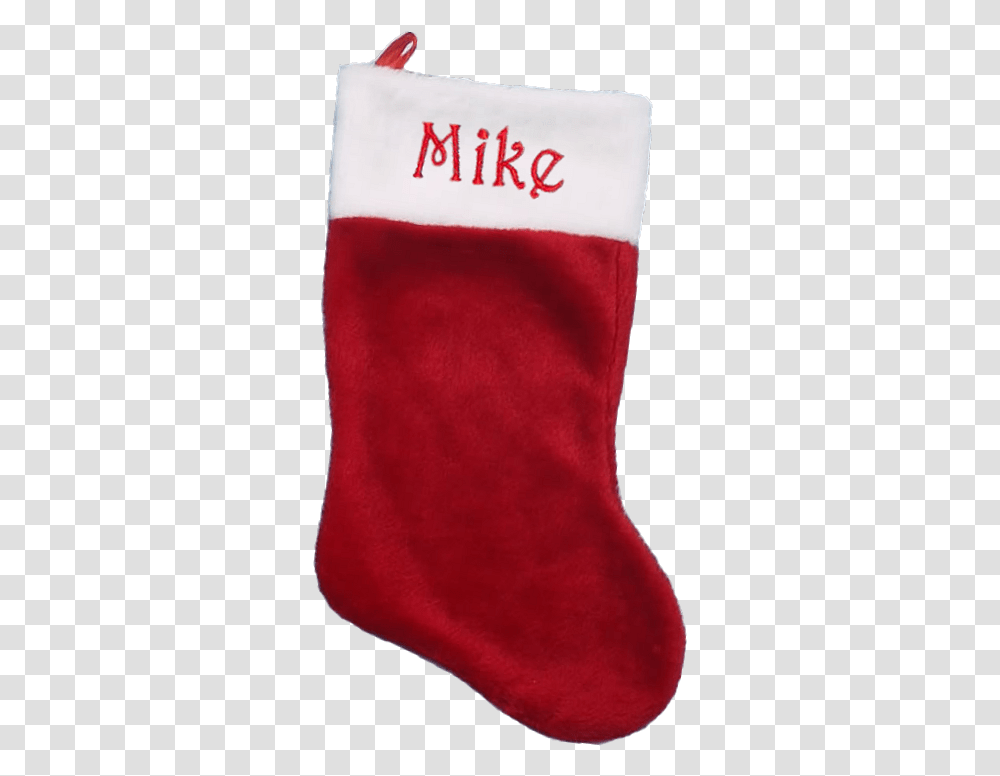 Download Personalized Christmas Christmas Stocking, Gift, Velvet Transparent Png