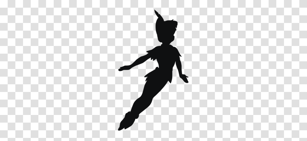 Download Peter Pan Free Image And Clipart, Silhouette, Person, Human, Ninja Transparent Png