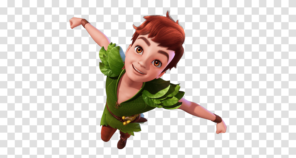 Download Peter Pan Photo Peter Pan 3d Model, Person, Toy, Leisure Activities, Elf Transparent Png