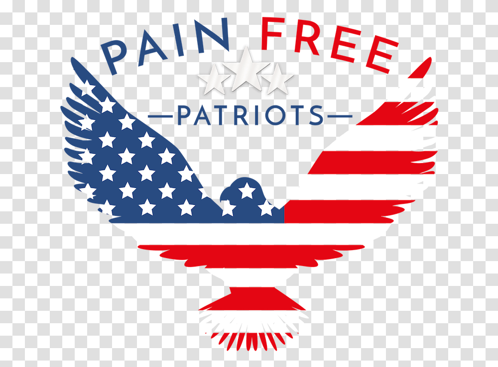 Download Pfp Logo Light Background Pain Free Patriots Logo, Symbol, Flag, Lighting, Label Transparent Png