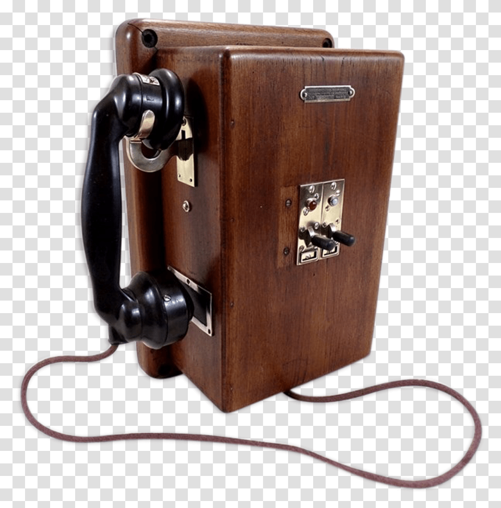 Download Phone Old Telephone Standard Wooden Brass And Metal Plywood, Electronics, Dial Telephone, Belt, Accessories Transparent Png