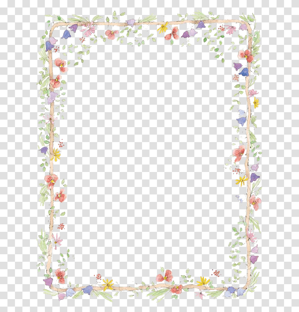 Download Photo Frames Flower Border For Word, Plant, Pattern, Floral Design, Graphics Transparent Png