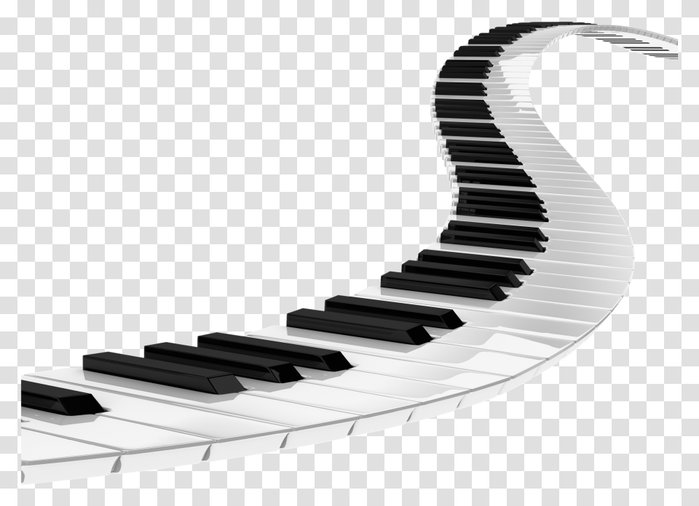Download Piano Clipart Piano, Staircase, Electronics, Keyboard, Leisure Activities Transparent Png