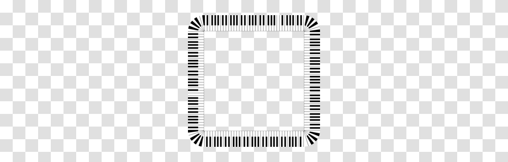 Download Piano Keys Square Clipart Musical Keyboard Clip Art, Rug, Label, Electronics Transparent Png
