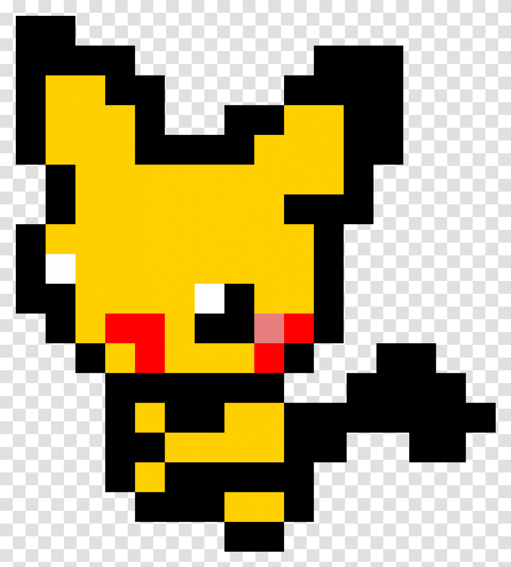 Download Pichu Pokemon Pixel Art 8 Bit Full Size Pixel Art Pokemon Facile, Pac Man Transparent Png