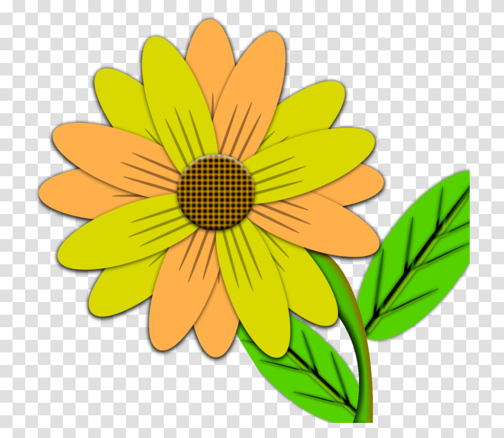 Download Pics Of Animated Flowers Animated Flower Background Animated Flower, Plant, Blossom, Daisy, Daisies Transparent Png