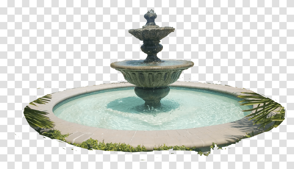 Download Picsart Sticker Fountain Fountains Water Yardart Fountain, Jacuzzi, Tub, Hot Tub Transparent Png