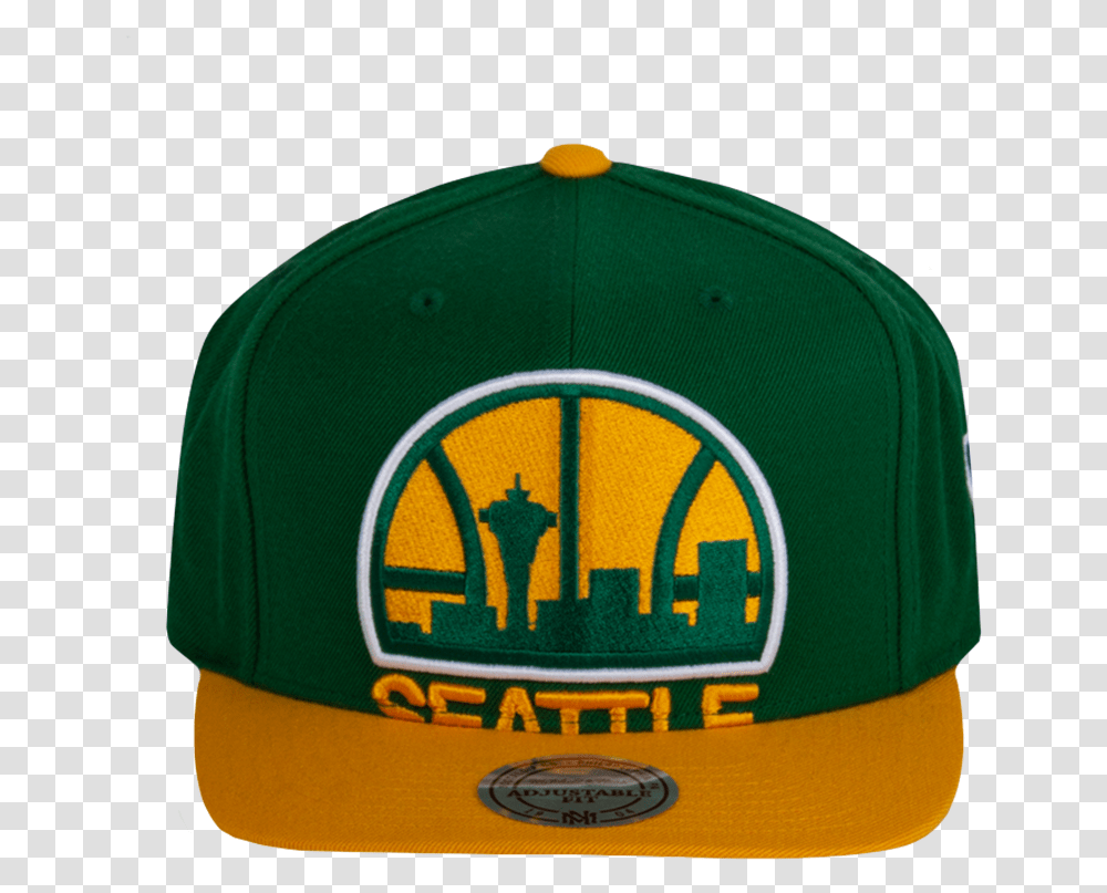 Download Picture Of Nba Seattle Supersonics Cropped Xl Logo Seattle Supersonics, Clothing, Apparel, Baseball Cap, Hat Transparent Png