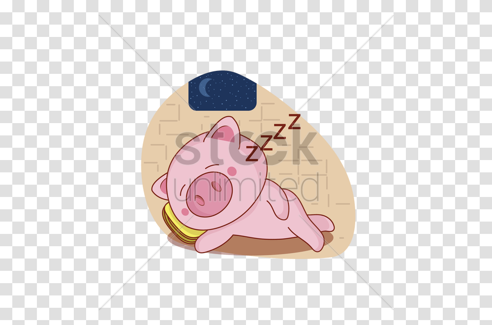 Download Pig Sleep Cartoon Clipart Pig Cartoon Clip Art Pig, Sweets, Food, Confectionery, Ear Transparent Png