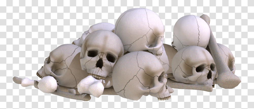 Download Pile Of Skulls Image Pile Of Skulls, Teddy Bear, Toy, Jaw, Egg Transparent Png
