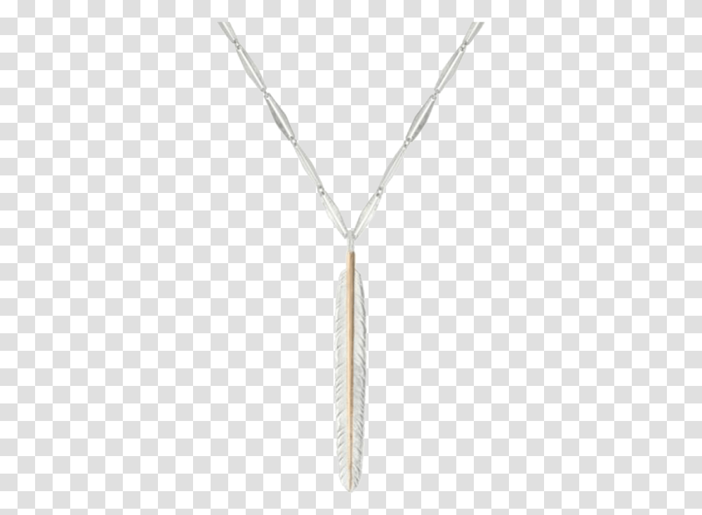 Download Pin Feather Rose Gold Vein Necklace Locket Full Necklace, Arrow, Symbol Transparent Png