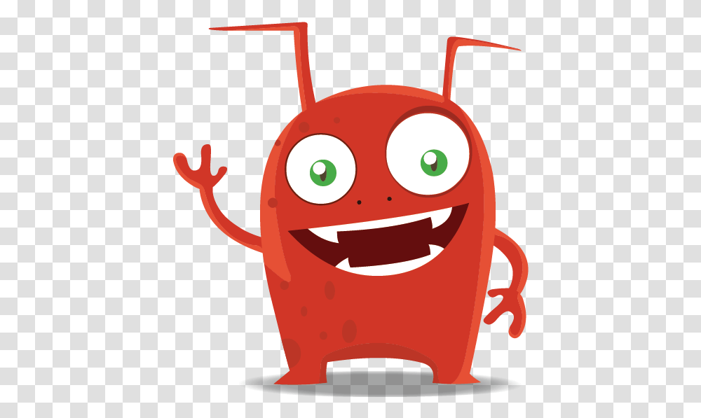 Download Pin Red Monster Clipart Monster Animation, Insect, Invertebrate, Animal, Food Transparent Png