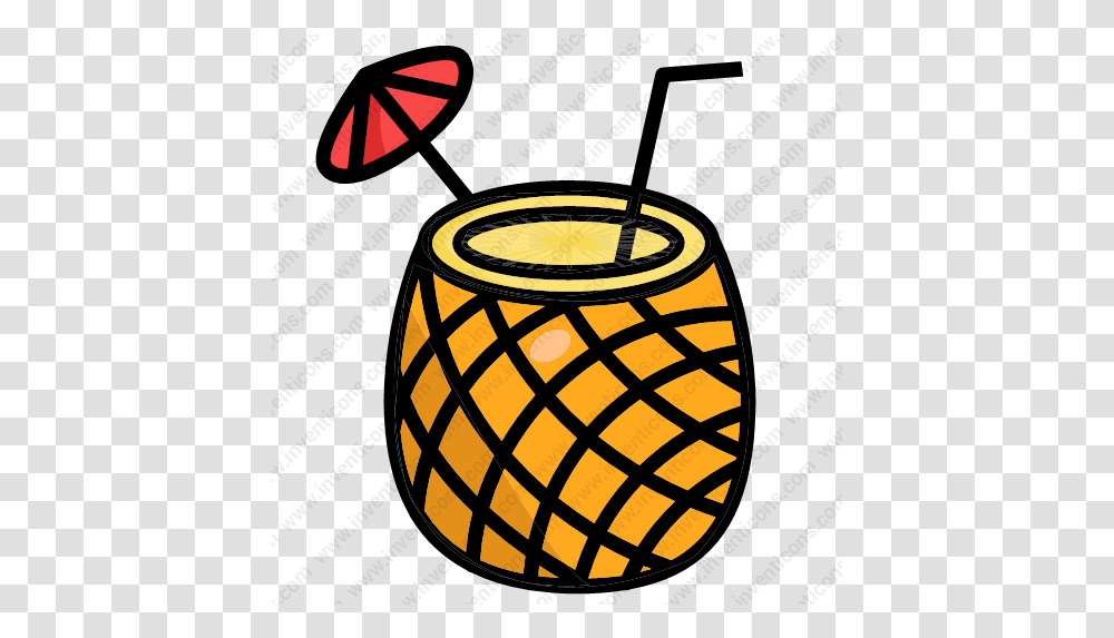 Download Pineapple Water Vector Icon Inventicons Organic Food, Lamp, Lampshade, Lantern, Doodle Transparent Png