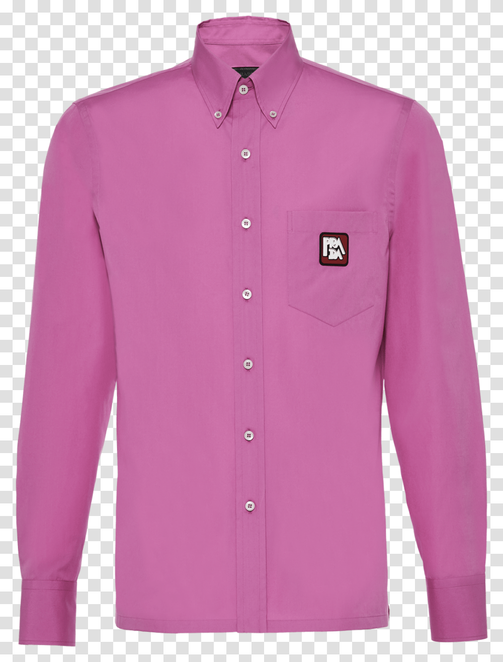 Download Pink Banner Image With Long Sleeve, Clothing, Apparel, Shirt, Dress Shirt Transparent Png