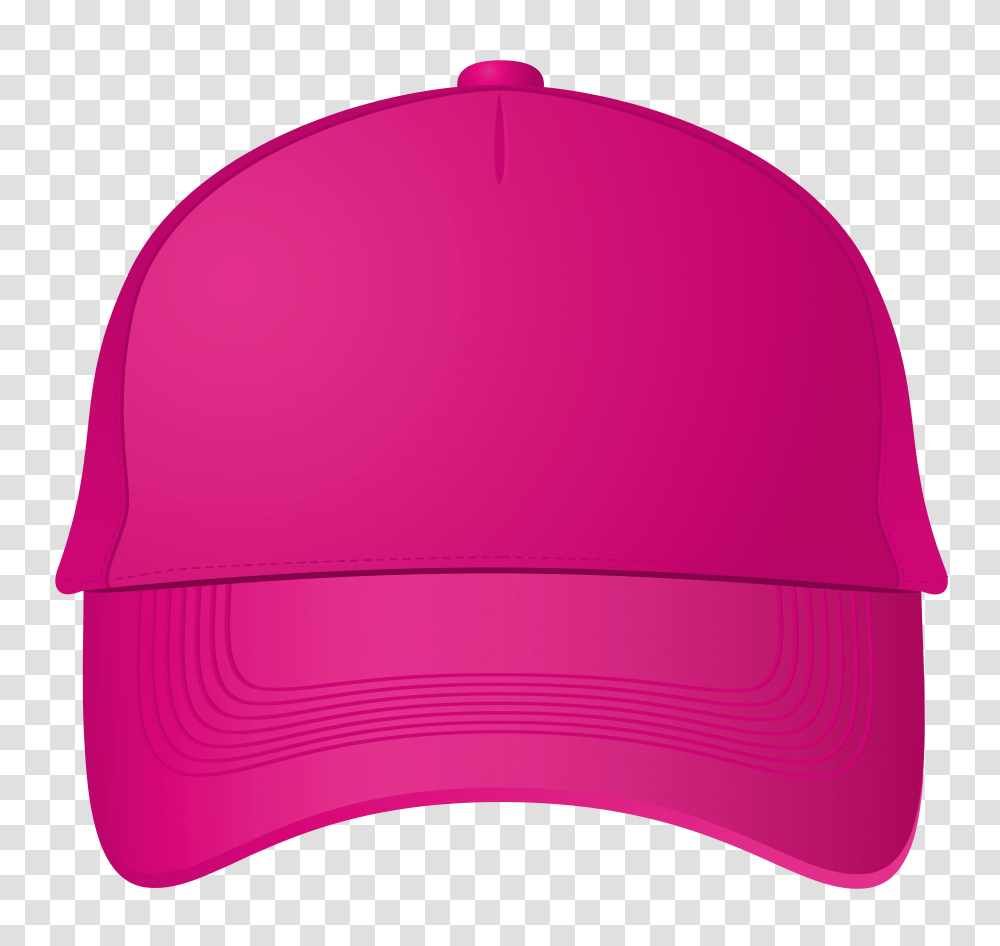 Download Pink Baseball Cap Clipart Pink Baseball Cap, Clothing, Apparel, Hat Transparent Png