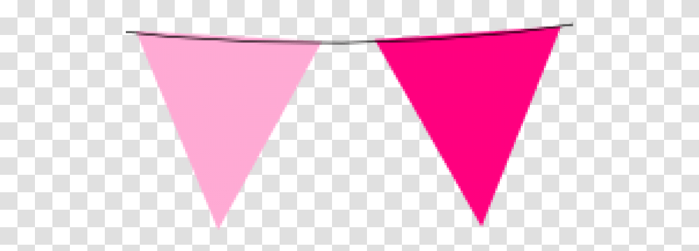 Download Pink Clipart Banner Image Vertical, Triangle, Logo, Symbol, Trademark Transparent Png