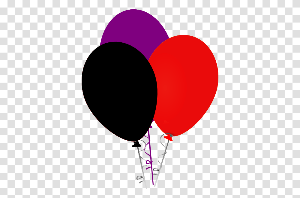 Download Pink Clipart Black Balloon Black Red Balloons Transparent Png