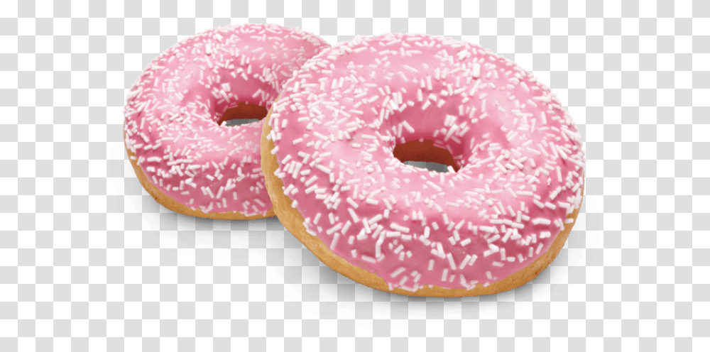 Download Pink Donut Images Doughnut, Sweets, Food, Confectionery, Bread Transparent Png