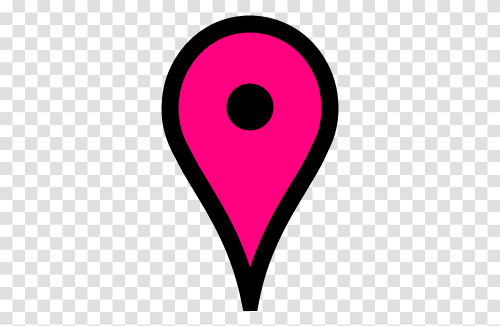 Download Pink Dot Pink Google Pin Image With No Circle, Heart, Pillow, Cushion, Plectrum Transparent Png