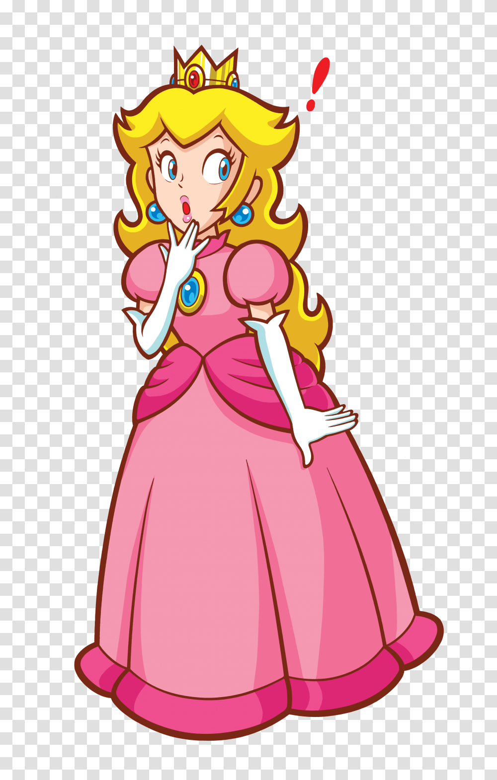 Download Pink Flower Peach Mario Super Princess Hq Image Super Princess Peach Ds, Clothing, Dress, Female, Performer Transparent Png