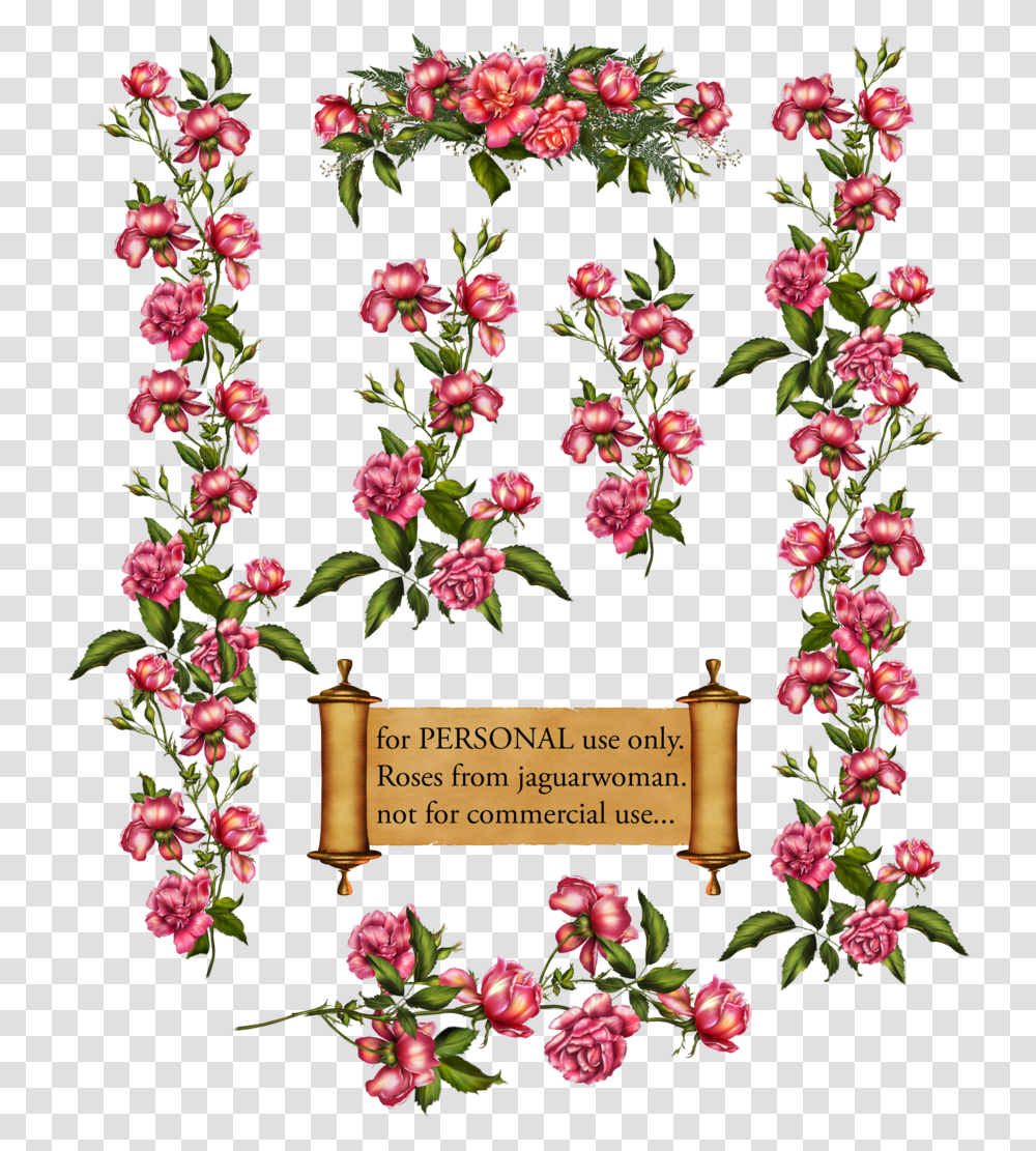 Download Pink Flower Vine Vine Flowers Clip Art, Floral Design, Pattern, Graphics, Plant Transparent Png