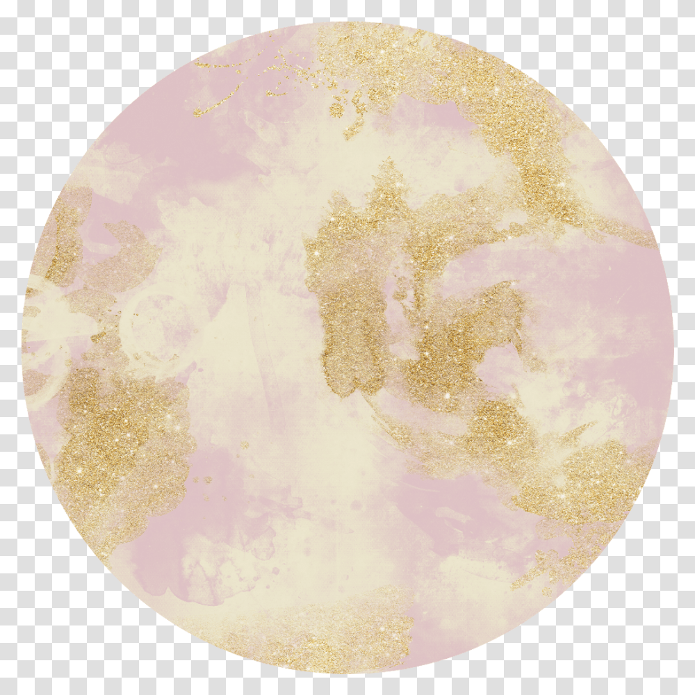Download Pink Glitter Gold Background Texture Circle Circle, Outer Space, Astronomy, Universe, Nature Transparent Png