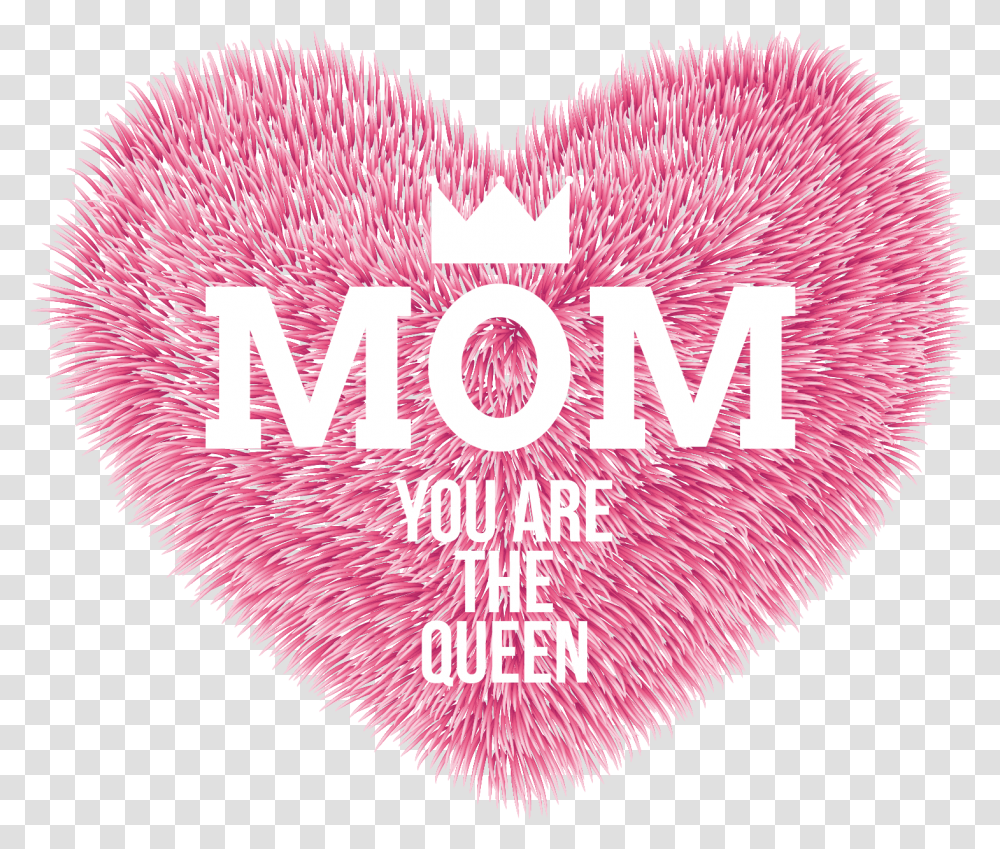 Download Pink Heart Mothering Sunday Mother Day Hq Image Propose Day For Mother, Rug, Purple, Knitting, Text Transparent Png