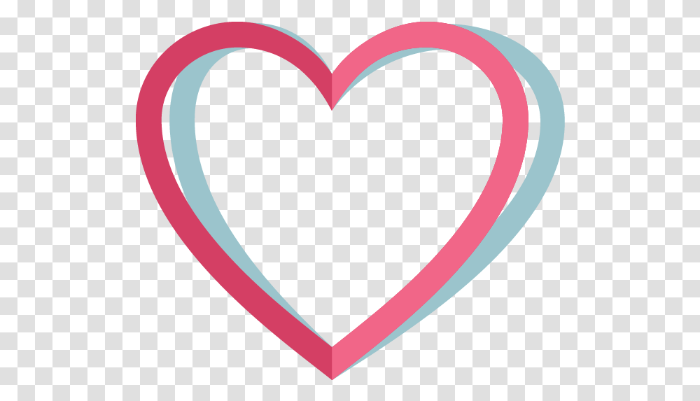 Download Pink Heart Outline Image Pink Heart Outline, Rug, Label Transparent Png