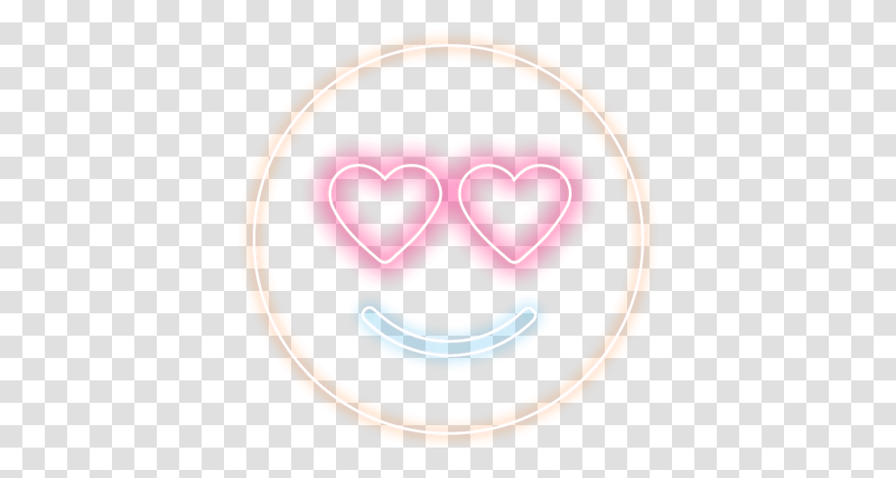 Download Pink Instagram Neon Rtv Nose Font Glasses Hq Heart, Light Transparent Png