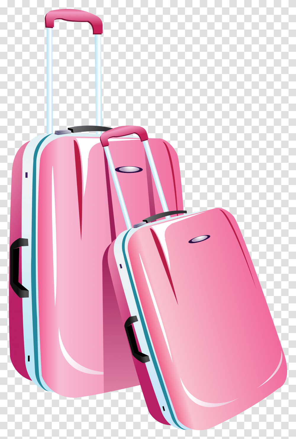 Download Pink Planner Travel, Luggage, Suitcase, Gas Pump, Machine Transparent Png